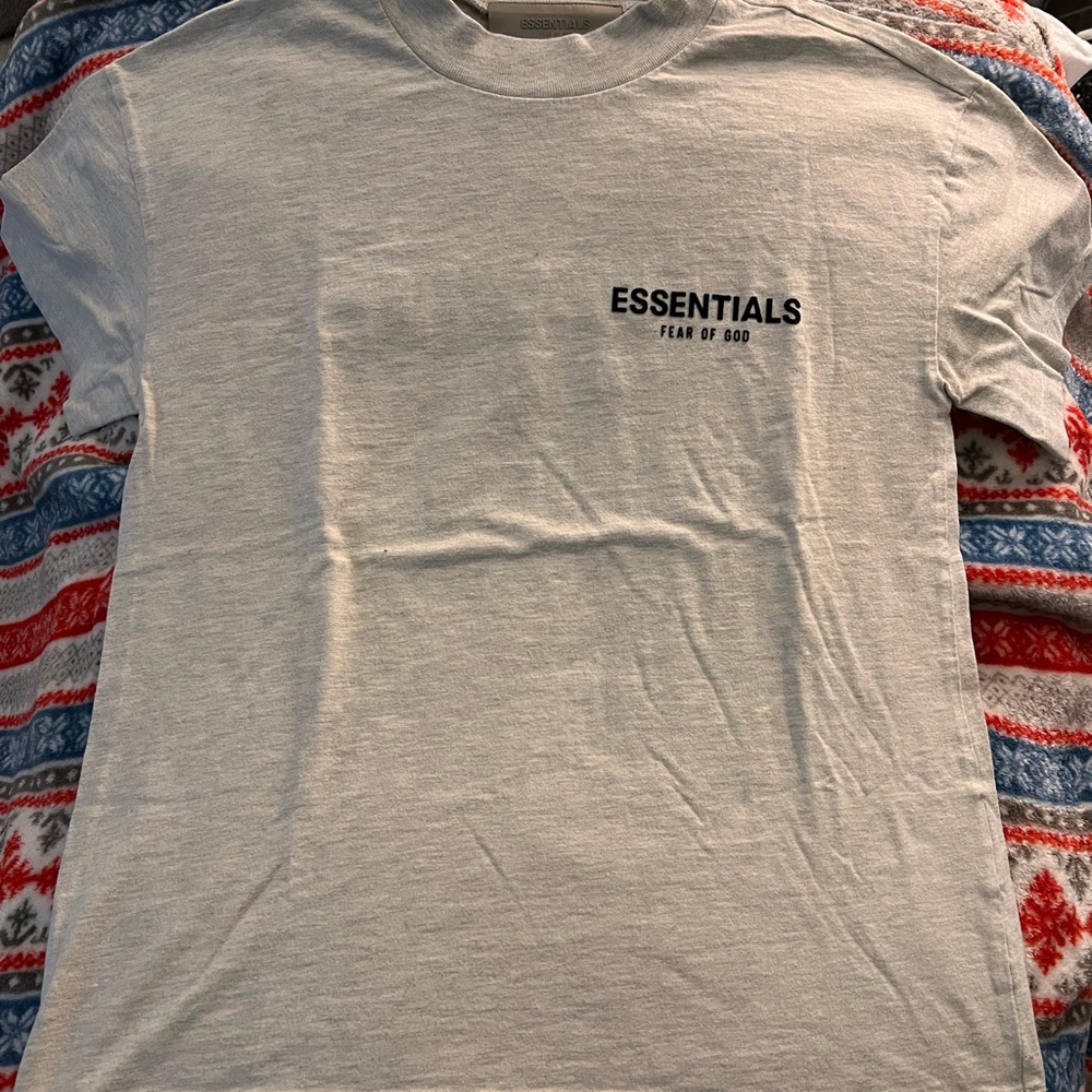 Fear of God Light Gray Essentials Tee